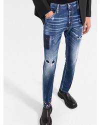 DSQUARED2 Ditsy Ripped Slim Fot Jeans