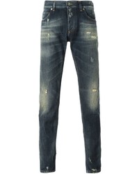 Dolce & Gabbana Slim Distressed Jeans