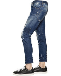 DSQUARED2 16cm Sexy Twist Distressed Denim Jeans