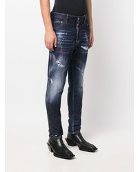 DSQUARED2 Embroidered Design Skinny Fit Jeans