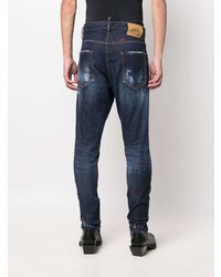 DSQUARED2 Embroidered Design Skinny Fit Jeans