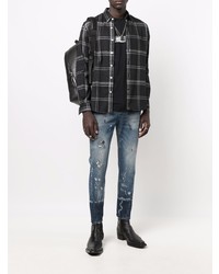 John Richmond Faded Distressed Jeans