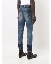 John Richmond Faded Distressed Jeans