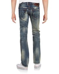 Cult of Individuality Greaser Distressed Straight Leg Jeans