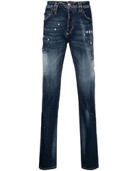Philipp Plein Iconic Plein Straight Cut Jeans
