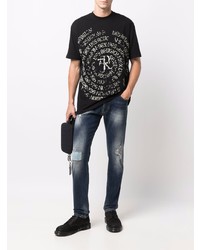 John Richmond Iggy Distressed Slim Fit Jeans