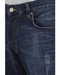 Ikal Stretch Destroyed And Repair Jeans