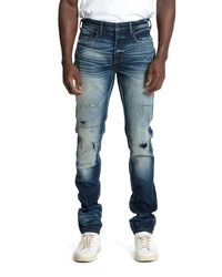 PRPS Innocent Distressed Stretch Slim Fit Jeans In Indigo At Nordstrom