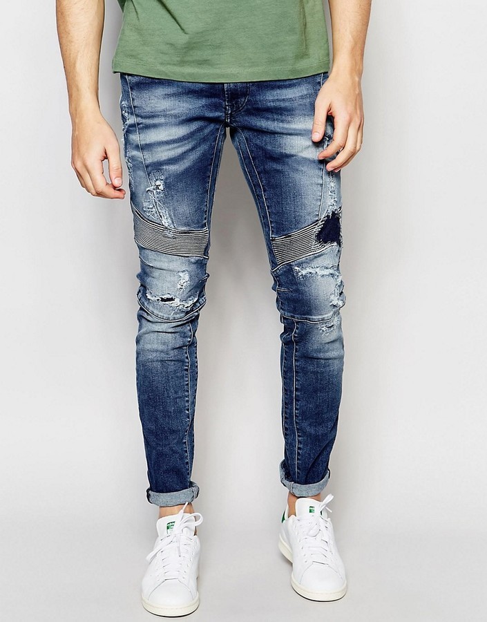replay ripped jeans