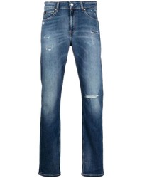 Calvin Klein Jeans Low Rise Distressed Denim Jeans