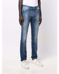 7 For All Mankind Low Rise Straight Leg Jeans