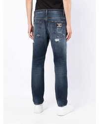Dolce & Gabbana Low Rise Straight Leg Jeans