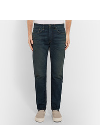 Simon Miller M001 Slim Fit Distressed Selvedge Denim Jeans
