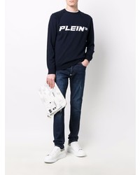Philipp Plein Mid Rise Slim Cut Jeans