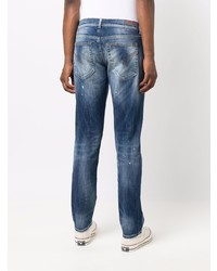 Dondup Mid Rise Straight Leg Jeans