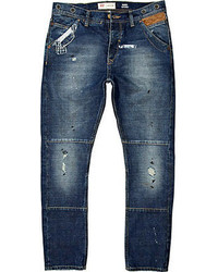 River Island Mid Wash Chester Tapered Jeans