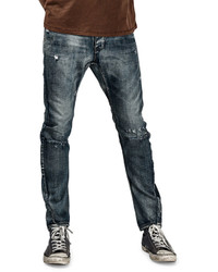 One Teaspoon Mr Golds Distressed Jeans Blue Maiden