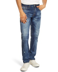 True Religion Brand Jeans New Geno Distressed Skinny Fit Jeans