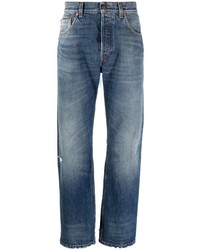 Balenciaga Raw Edge Slim Cut Jeans