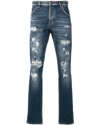 Philipp Plein Ripped Detail Jeans