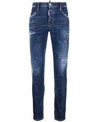 DSQUARED2 Ripped Detailing Skinny Cut Jeans