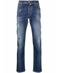 Jacob Cohen Slim Cut Distressed Jeans