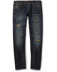 Dolce & Gabbana Slim Fit Distressed Denim Jeans