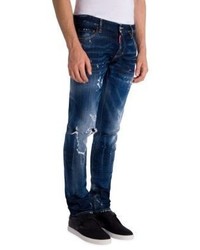 DSQUARED2 Slim Fit Ripped Knee Jeans