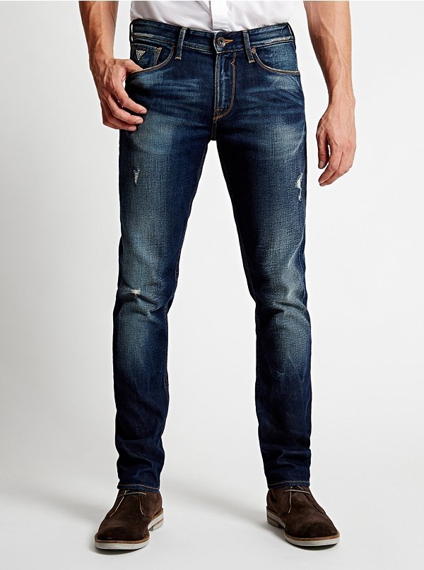 guess men's slim straight jeans