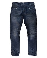 PRPS Spectroscope Splatter Skinny Fit Jeans In Indigo At Nordstrom