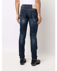 Philipp Plein Super Straight Distressed Jeans