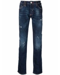 Philipp Plein Super Straight Mid Rise Jeans
