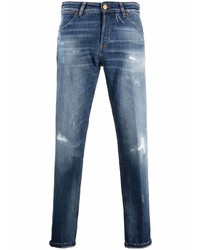 Pt05 Whiskering Effect Straight Jeans