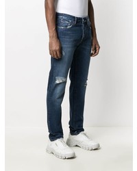 Marcelo Burlon County of Milan Wings Ripped Detailing Slim Fit Jeans
