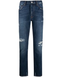 Marcelo Burlon County of Milan Wings Ripped Detailing Slim Fit Jeans