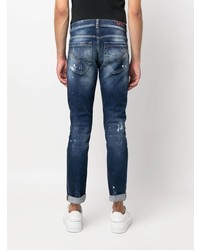Dondup Acid Wash Straight Leg Jeans