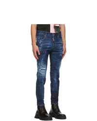DSQUARED2 Blue Galaxy Skater Jeans