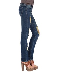 Butter Shoes Butter Medium Wash Ripped Skinny
