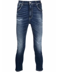 Dondup Cropped Distressed Skinny Jeans