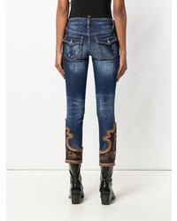 Dsquared2 Cropped Low Rise Jeans