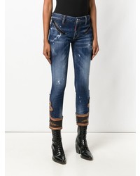 Dsquared2 Cropped Low Rise Jeans