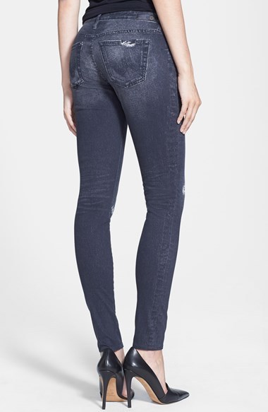 Luxe denim skinny shops ankle