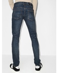Balmain Distressed Effect Slim Fit Jeans