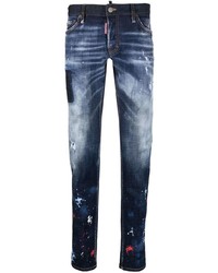 DSQUARED2 Distressed Finish Skinny Jeans