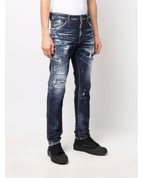 DSQUARED2 Distressed Ripped Skinny Jeans