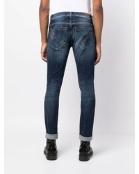 Dondup Distressed Skinny Cut Jeans