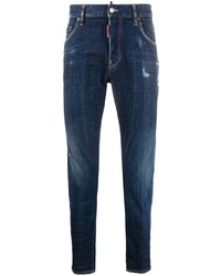 DSQUARED2 Distressed Straight Leg Jeans