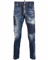 DSQUARED2 Faded Distressed Skinny Jeans