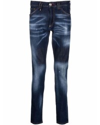 Philipp Plein Iconic Distressed Slim Fit Jeans