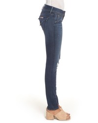 Hudson Jeans Collin Supermodel Ripped Skinny Jeans